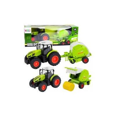 Lean Toys Ferngesteuerter Traktor mit Ballenpresse 1:24 Lean Toys Ferngesteuerter Traktor mit Ballenpresse 1:24