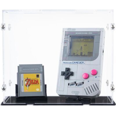 iDisplayit Acryl-Display für LEGO 72046 Nintendo Game Boy (Mit Hintergrundbild & schwarzem Boden) iDisplayit Acryl-Display für LEGO 72046 Nintendo Game Boy (Mit Hintergrundbild & schwarzem Boden)
