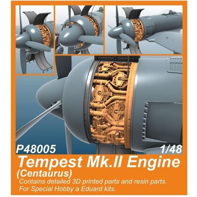 CMK Tempest Mk.II Engine (Centaurus) for SH and Eduard kits CMK Tempest Mk.II Engine (Centaurus) for SH and Eduard kits