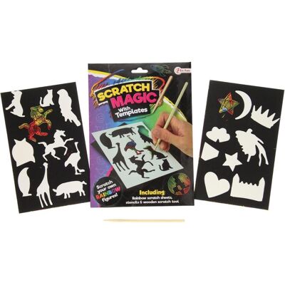 Toi-Toys Scratch Set von Regenbogenfiguren Toi-Toys Scratch Set von Regenbogenfiguren