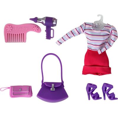 Lean Toys Schwangere Lucy-Puppe + XXL-Zubehör Lean Toys Schwangere Lucy-Puppe + XXL-Zubehör