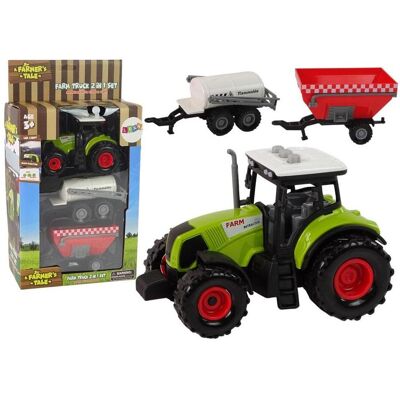 Lean Toys Ackerschlepper-Set + 2 Ackermaschinen Ackerschlepper-Set Lean Toys Ackerschlepper-Set + 2 Ackermaschinen Ackerschlepper-Set