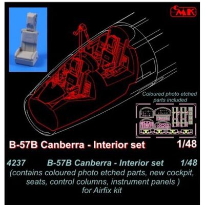 CMK Martin B-57B Canberra - interior set AIR CMK Martin B-57B Canberra - interior set AIR