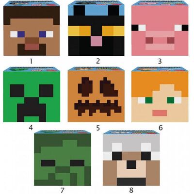 Mattel Minecraft Mob Head Minis Mattel Minecraft Mob Head Minis