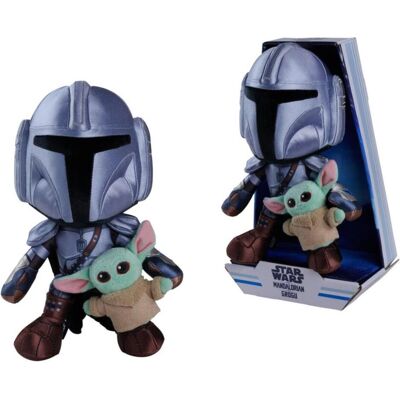 Simba Star Wars Mandalorian m. Mini Grogu (11.20 cm) Simba Star Wars Mandalorian m. Mini Grogu (11.20 cm)