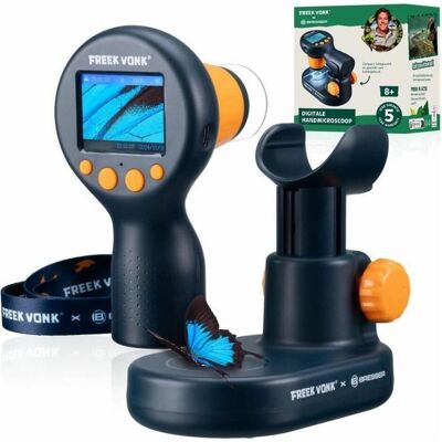 Bresser Freek Vonk x Handmicroscoop - Digitaal Scherm - Tot 600x Vergroten - Incl. Bresser Freek Vonk x Handmicroscoop - Digitaal Scherm - Tot 600x Vergroten - Incl.