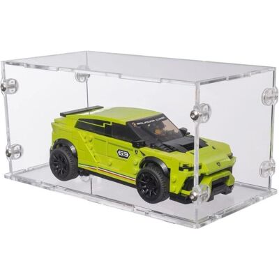 iDisplayit Acryl-Display für verschiedene LEGO Speed Champion Modelle (23 x12x11 cm klarem Boden, Stabelbar) iDisplayit Acryl-Display für verschiedene LEGO Speed Champion Modelle (23 x12x11 cm klarem Boden, Stabelbar)