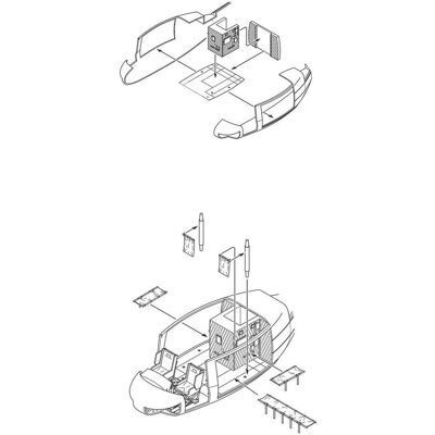 CMK UH-1D Cargo Bay set (DRA), USA, Modern CMK UH-1D Cargo Bay set (DRA), USA, Modern