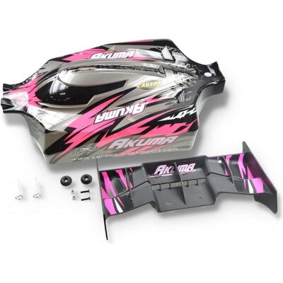 Carson 1:8 Karosserie-Set Akuma pink/grau Carson 1:8 Karosserie-Set Akuma pink/grau
