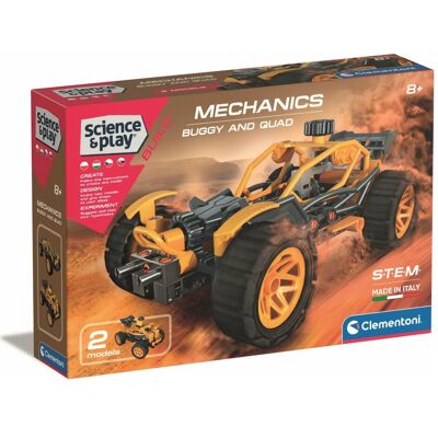 Clementoni Wissenschaft & Spiel Mechanischer Labor-Buggy und Quad-Bike 2in1 Clementoni Wissenschaft & Spiel Mechanischer Labor-Buggy und Quad-Bike 2in1