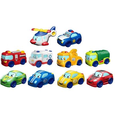 Teamsterz Tiny - 3 pack - Soft Vehicle Teamsterz Tiny - 3 pack - Soft Vehicle