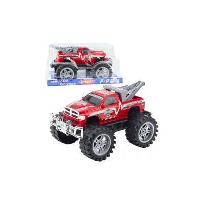 Lean Toys Geländegängiges Rettungsfahrzeug mit Heckantrieb und Anhängerkupplung, rot 27cm Lean Toys Geländegängiges Rettungsfahrzeug mit Heckantrieb und Anhängerkupplung, rot 27cm