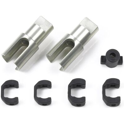 TAMIYA - TRF420 - Aluminium Front Direct Cups - Spool Diff Cups TAMIYA - TRF420 - Aluminium Front Direct Cups - Spool Diff Cups