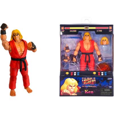 Jada Street Fighter II Ken 6" Figure Jada Street Fighter II Ken 6" Figure