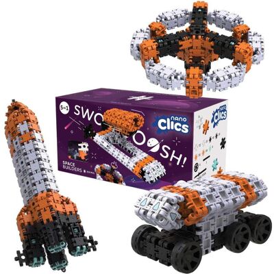Clics Nano - Weltraum-Baukasten - 250 Teile. Clics Nano - Weltraum-Baukasten - 250 Teile.