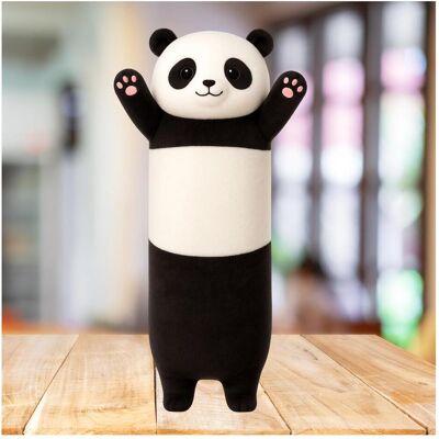 Lean Toys Lean Plüsch Maskottchen Panda Kissen Längerer Roller Weiss Schwarz 70Cm Lean Toys Lean Plüsch Maskottchen Panda Kissen Längerer Roller Weiss Schwarz 70Cm