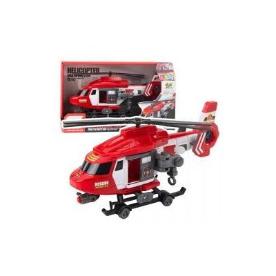 Lean Toys Rettungshubschrauber Haken Trage Lichter Geräusche Rot 1:16 Lean Toys Rettungshubschrauber Haken Trage Lichter Geräusche Rot 1:16