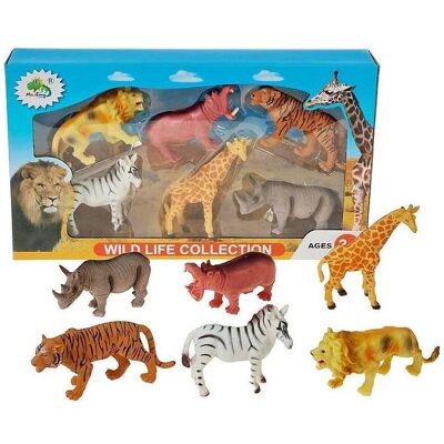 Adar Set mit 6 Wildtieren, 12 cm Adar Set mit 6 Wildtieren, 12 cm