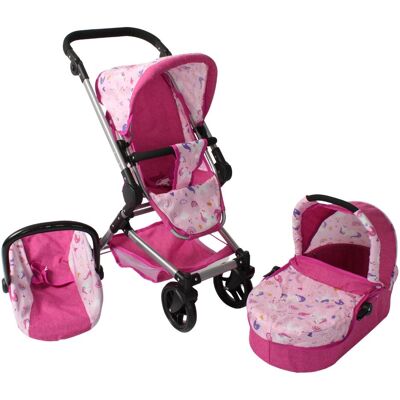 Bayer Kombipuppenwagen Fides 3 in 1 Bayer Kombipuppenwagen Fides 3 in 1