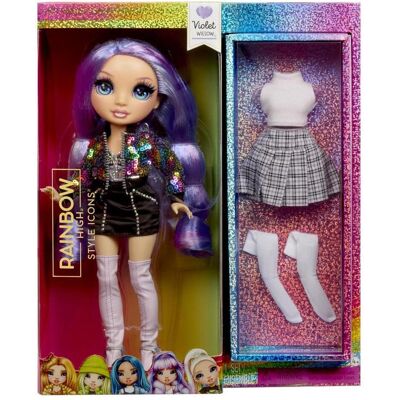 MGA Rainbow High - Violette Puppe MGA Rainbow High - Violette Puppe