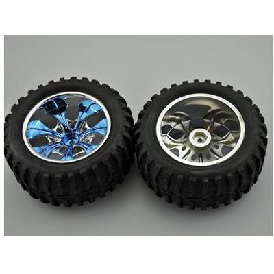 Amewi 10110PRO-W2 Komplettrad mit Chrom-Felgen. 2 Stück (LEGO Zubehör) Amewi 10110PRO-W2 Komplettrad mit Chrom-Felgen. 2 Stück (LEGO Zubehör)