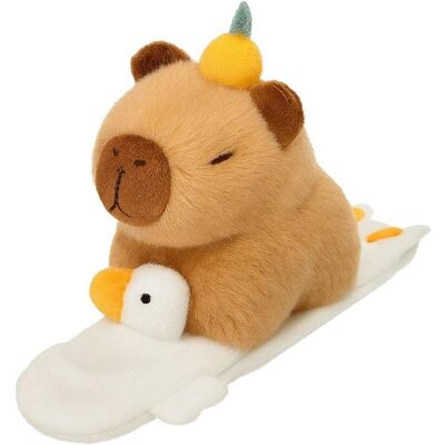 Lean Toys Plüschiges, selbstspannendes Armband Gans mit Wasserschwein Lean Toys Plüschiges, selbstspannendes Armband Gans mit Wasserschwein