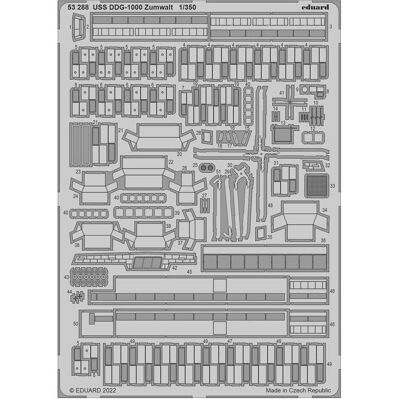 Eduard USS DDG-1000 Zumwalt for SNOWMAN MODELS / TAKOM Eduard USS DDG-1000 Zumwalt for SNOWMAN MODELS / TAKOM