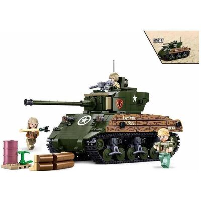 Sluban WWII Mittelschwerer Panzer M4A3 2-in-1 Sluban WWII Mittelschwerer Panzer M4A3 2-in-1