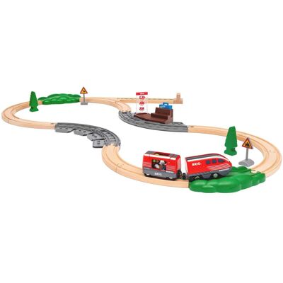 Ravensburger BRIO World – 36102 Zugset mit Rückziehmotor Zugset-Zubehör für Kinder ab 3 Jahren Ravensburger BRIO World – 36102 Zugset mit Rückziehmotor Zugset-Zubehör für Kinder ab 3 Jahren