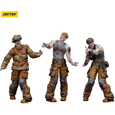 Joy Toy Zombie Dark Source Actionfiguren 3er-Pack Firefighters 8 cm Joy Toy Zombie Dark Source Actionfiguren 3er-Pack Firefighters 8 cm