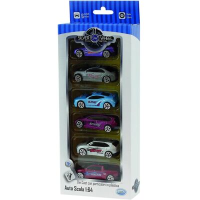 ODS Silver Wheel - Pack 6 Auto Diecast ODS Silver Wheel - Pack 6 Auto Diecast
