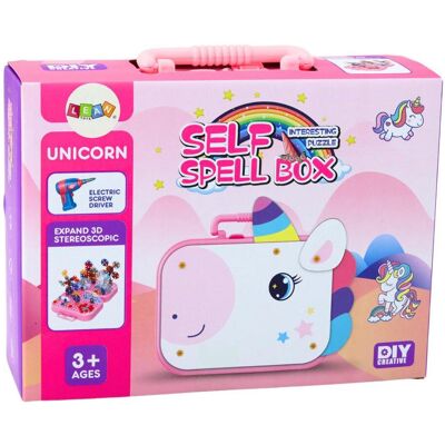 Lean Toys Lean Diy Einhorn Schraubendreher Bauklötze Set Lean Toys Lean Diy Einhorn Schraubendreher Bauklötze Set