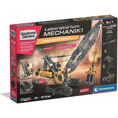 Clementoni Naukowa Zabawa - Laboratorium mechaniki: Dźwig Clementoni Naukowa Zabawa - Laboratorium mechaniki: Dźwig