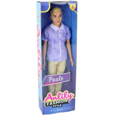 Lean Toys Paulo-Puppe, Hemd, blondes Haar Lean Toys Paulo-Puppe, Hemd, blondes Haar