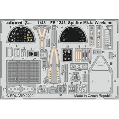 Eduard Spitfire Mk.Ia Weekend for Eduard Spitfire Mk.Ia Weekend for