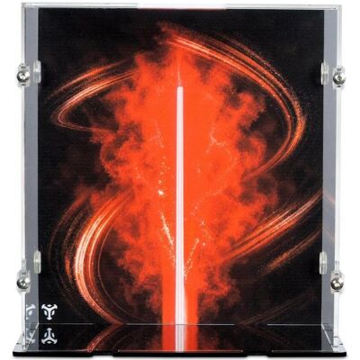 iDisplayit Acryl-Display für LEGO 75439 Star Wars - Darth Vader Büste (Mit Hintergrundbild & schwarzem Boden) iDisplayit Acryl-Display für LEGO 75439 Star Wars - Darth Vader Büste (Mit Hintergrundbild & schwarzem Boden)