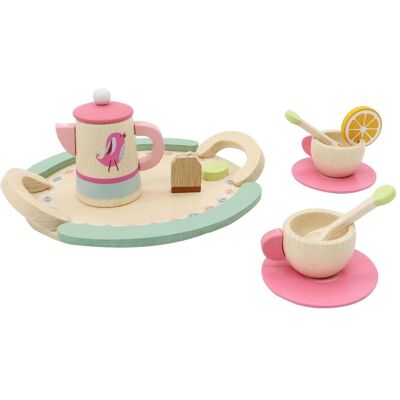 Lobbes Teeservice-Spielset aus Holz, 10-tlg. Lobbes Teeservice-Spielset aus Holz, 10-tlg.
