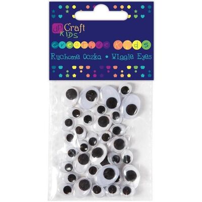 Jovi Bewegliche ovale Augen 36 Stk. mischen Jovi Bewegliche ovale Augen 36 Stk. mischen
