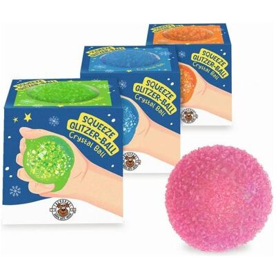 Trendhaus MAGIC MOMENTS SNOW FRIENDS Squeeze Glitzer-Ball, 4-fach sortiert Trendhaus MAGIC MOMENTS SNOW FRIENDS Squeeze Glitzer-Ball, 4-fach sortiert