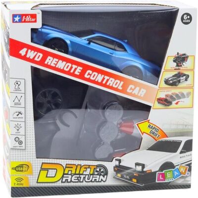 Lean Toys Sportwagen Drift Austauschbare Räder Fernsteuerung Rc 4Wd Blau Sport Lean Toys Sportwagen Drift Austauschbare Räder Fernsteuerung Rc 4Wd Blau Sport