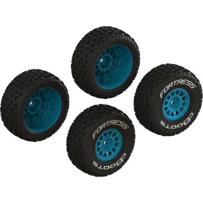 Arrma dBoots 'FORTRESS' Tire Set Glued (Blu e) (2 Pairs) Arrma dBoots 'FORTRESS' Tire Set Glued (Blu e) (2 Pairs)