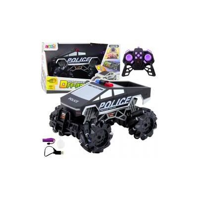 Lean Toys Geländewagen-Pickup-Truck, Polizei, ferngesteuert, mit RC-Lichtern und Rauch, Massstab 1:16 Lean Toys Geländewagen-Pickup-Truck, Polizei, ferngesteuert, mit RC-Lichtern und Rauch, Massstab 1:16