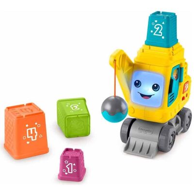 Fisher Price Count & Stack Crane για 9-36 μηνών HWY62 Fisher Price Count & Stack Crane για 9-36 μηνών HWY62