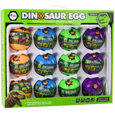 Lean Toys Dinosaurier-Eier zum Ausrollen, 12 Stk Lean Toys Dinosaurier-Eier zum Ausrollen, 12 Stk