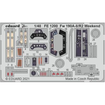 Eduard Fw 190A-8/R2 Weekend 1/48 for Eduard Fw 190A-8/R2 Weekend 1/48 for