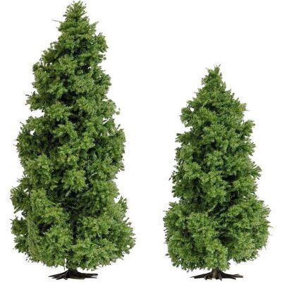 Busch Modell 6123 Lärkträ Holzpfosten - 100-130mm, Grün, 2 Stück Busch Modell 6123 Lärkträ Holzpfosten - 100-130mm, Grün, 2 Stück