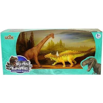 Adar Set mit 3 Dinosauriern 22 cm Adar Set mit 3 Dinosauriern 22 cm