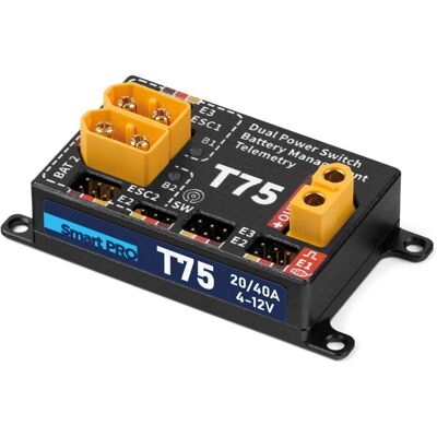 Kavan Smart PRO T75 Doppelbatterie-Weiche mit Telemetrie-Expander Kavan Smart PRO T75 Doppelbatterie-Weiche mit Telemetrie-Expander