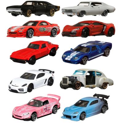 Hot Wheels Fast & Furious Themed Sortiment Hot Wheels Fast & Furious Themed Sortiment