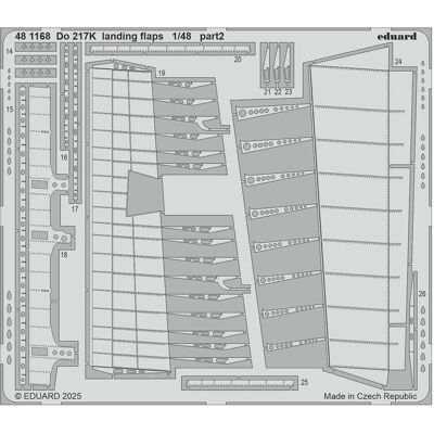 Eduard Do 217K landing flaps ICM Eduard Do 217K landing flaps ICM